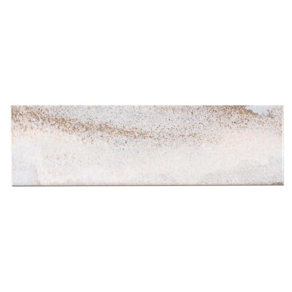 Arkito Brown 3" x 10" Porcelain Glossy Subway Tile