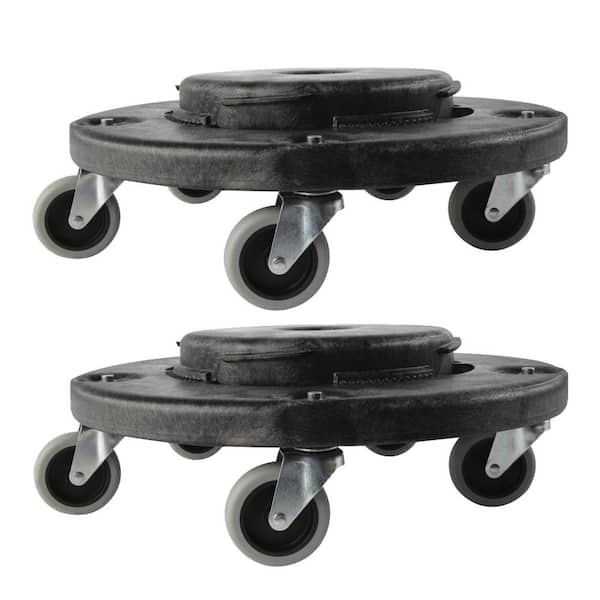 Rubbermaid Commercial Products Brute Trash Can Dolly (2-Pack)