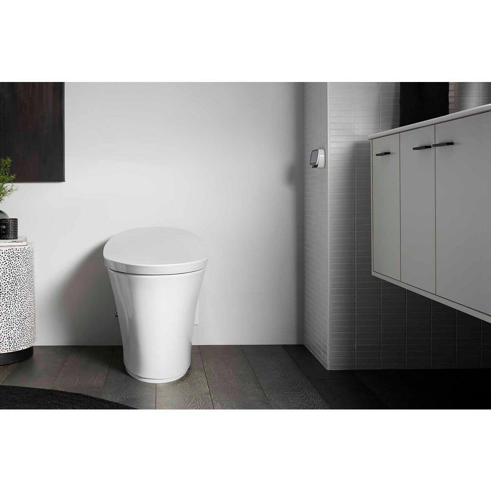 Elongated High-Efficiency Intelligent Toilet with Dual Flush and Heated Seat