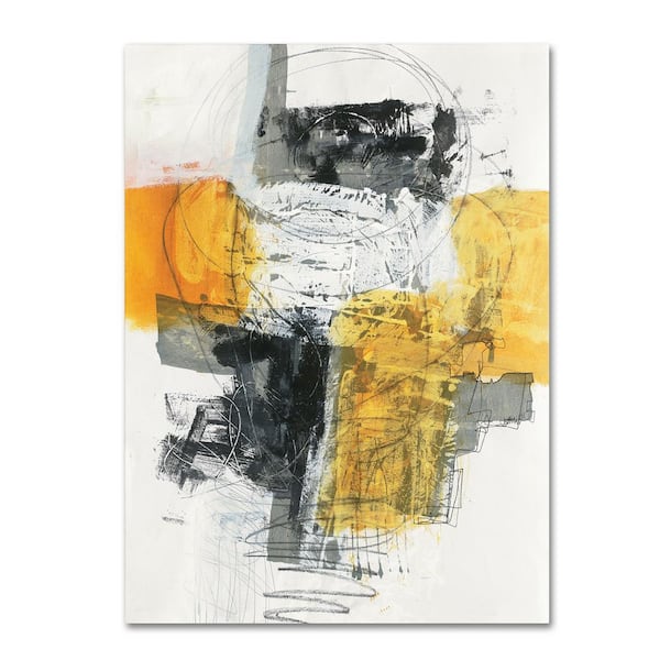 Trademark Fine Art Action I by Jane Davies Abstract Wall Art 14 in. x 19 in.