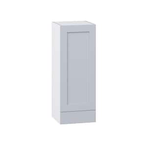 Cumberland 15 in. W x 40 in. H x 14 in. D Light Gray Shaker Assembled Wall Kitchen Cabinet with 1- Drawer
