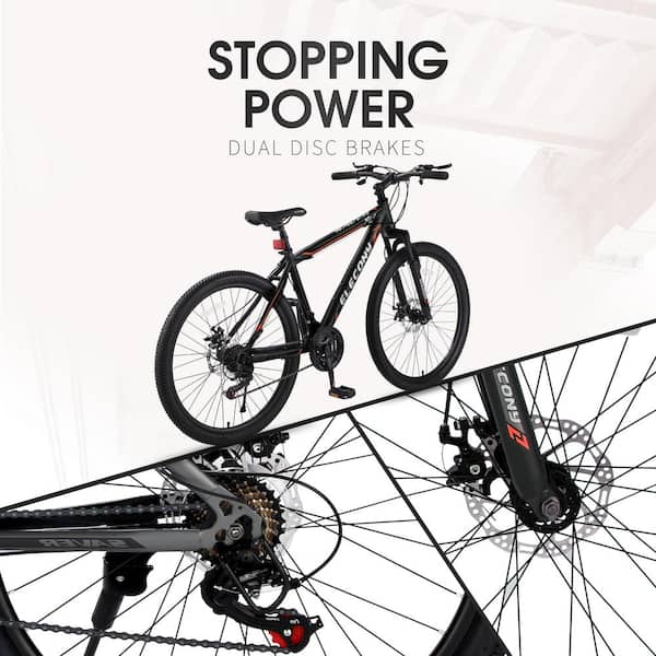 Mountain Bike with Daul Disc Brakes 