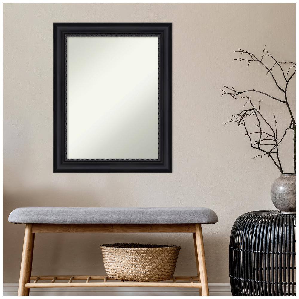 Astor Black Matte Finish Rectangular Bathroom Vanity Mirror