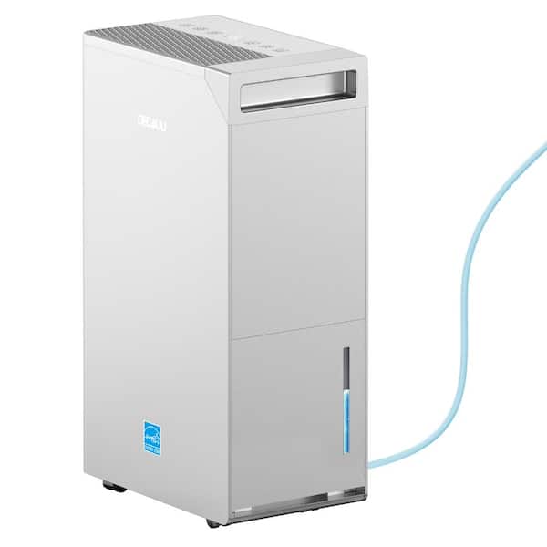 5000 Sq.Ft Dehumidifier, 100 Pint Dehumidifier with Pump for Basement with Drain Hose,Intelligent Humidity Control for H