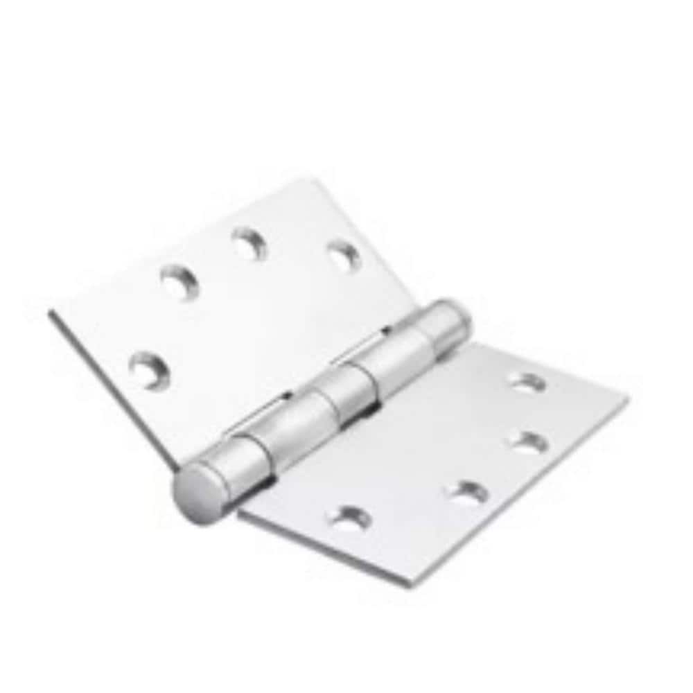 4.5 in. x 4.5 in. Stainless Steel Full Mortise Squared Radius Ball Bearing Door Hinge with Removable Pin - (Set of 2) price history on PriceWatchPro