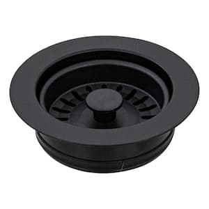3.5 in. Plastic Disposal Strainer in Anthracite