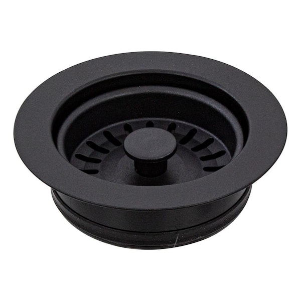 Transolid 3.5 in. Plastic Disposal Strainer in Anthracite