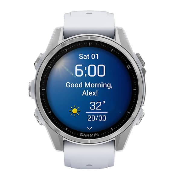 Garmin fenix 8 AMOLED Multisport 43-mm GPS Watch with Silicone