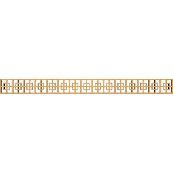 Cambridge Fretwork 0.375 in. D x 46.375 in. W x 4 in. L MDF Wood Panel Moulding