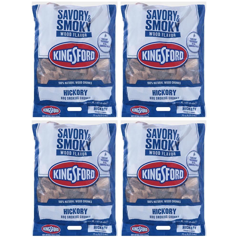 Kingsford .75 cu ft Hickory Wood Chunks (4-Pack)