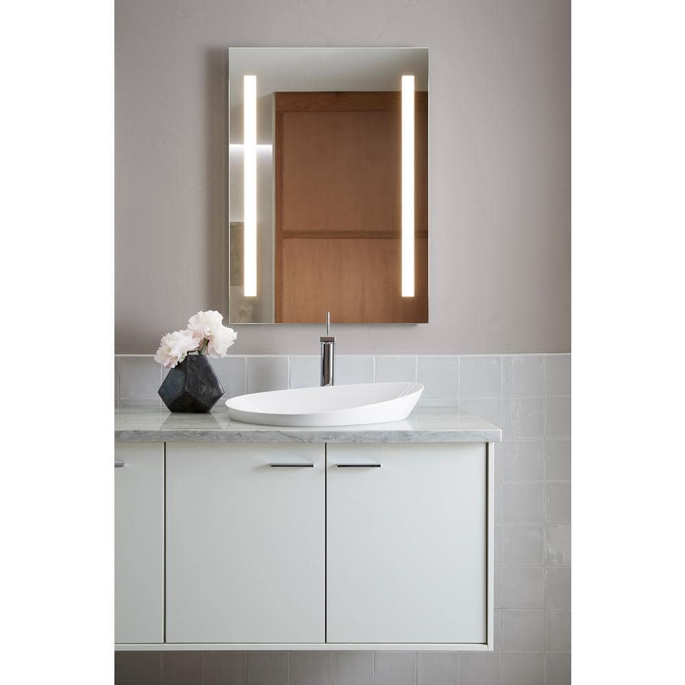 Verdera 33" x 24" Frameless LED Bathroom Vanity Mirror