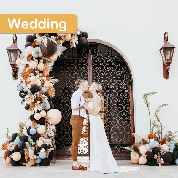 CZCPARY Balloon Arch Stand, Round Balloon Arch Kit, Arch Balloon Gold Metal Circle Garland Frame For Wedding Arch Birthday Party Baby Gift Graduation Ceremony Decoration(2m
