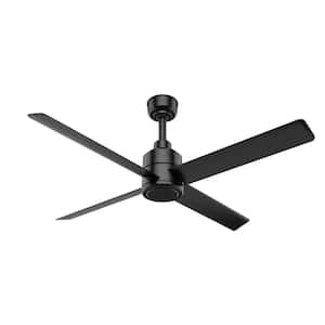 Trak 6 ft. Indoor/Outdoor Black 120-Volt Industrial Ceiling Fan with Remote Control Included