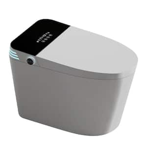 1.28 GPF Tankless Smart Toilet with Auto Flush,Auto Open/Close,Heated Seat,Warm Water and Dry,Adjustable Temp