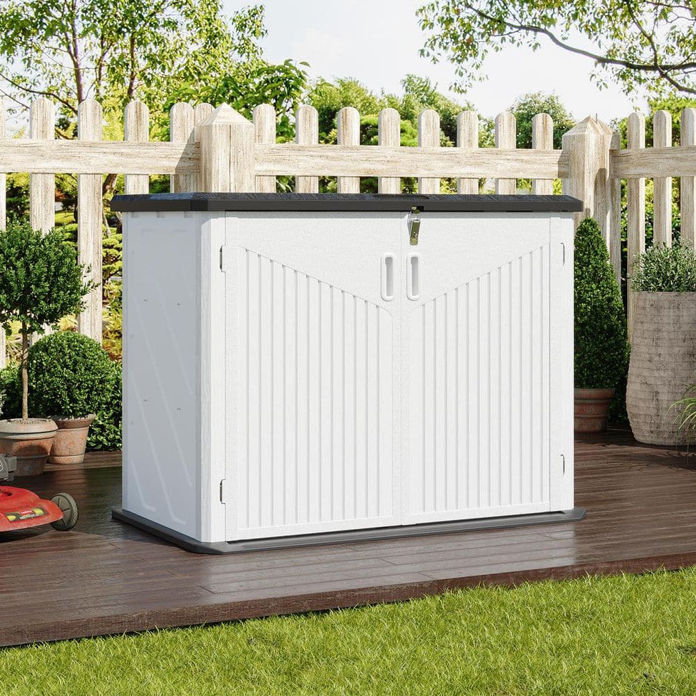 Sizzim 262 Gal. 4.36 ft. D x 3 ft. W White Outdoor Waterproof