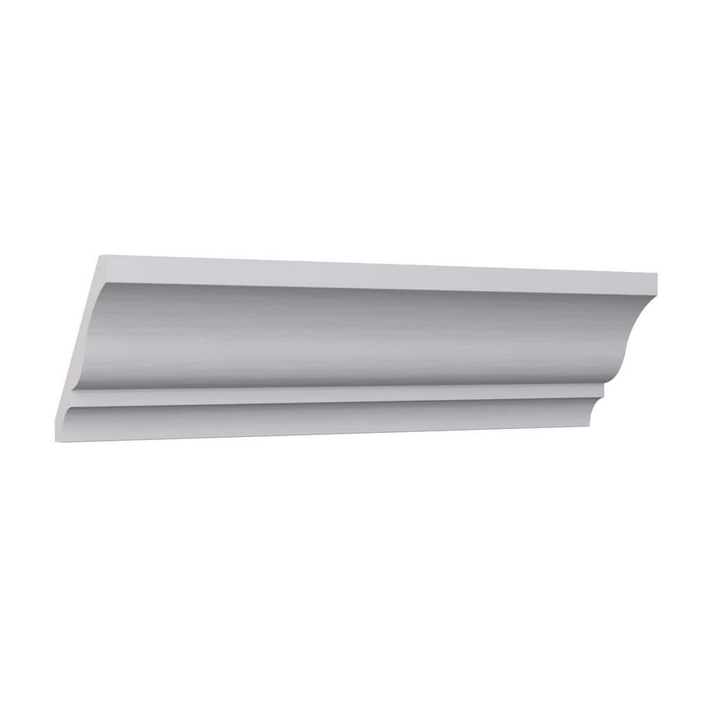 White Finger-Joint Pine Crown Moulding 96" Length