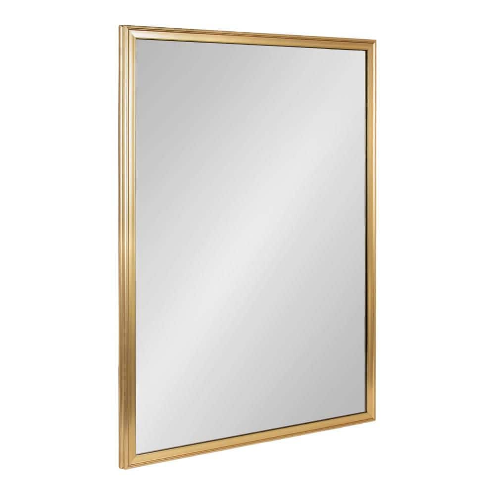 Kate and Laurel Colette Gold 26 in. W x 38 in. H Rectangle Plastic