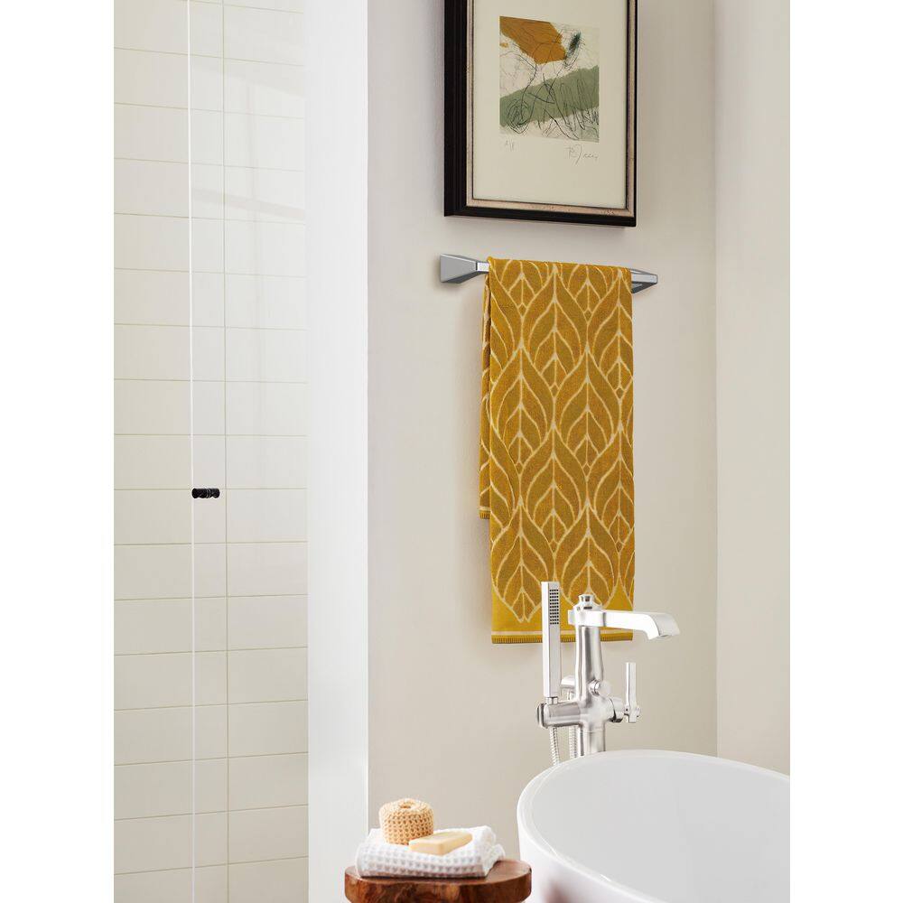Blackrock 18-Inch Chrome Wall Mounted Towel Bar
