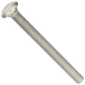 1/4-20 Carriage Bolts and Nuts with Smooth, Domed Heads (12-pack)