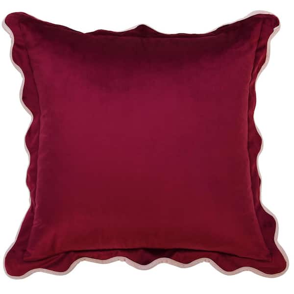 Sophie Merlot, Lilac Solid Duck Feather 7 in. x 22 in. Throw Pillow