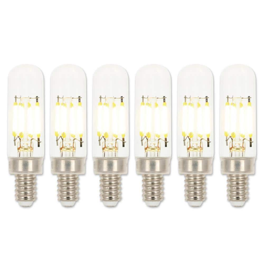 Westinghouse 40-Watt Equivalent T6 Dimmable Clear E12 Edison Filament ...