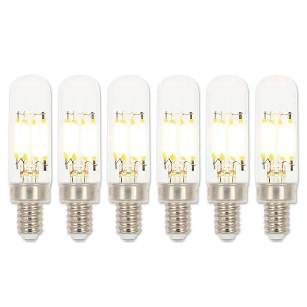 Westinghouse 40-Watt Equivalent T6 Dimmable Clear E12 Edison Filament LED Light Bulb 2700K (6-Pack)