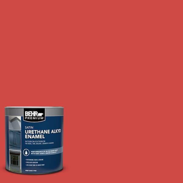 1 qt. #P170-6 Race Car Stripe Satin Enamel Urethane Alkyd Interior/Exterior Paint