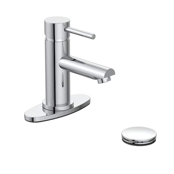 Glacier Bay Cartway Single-Handle Single Hole Bathroom Faucet in Chrome