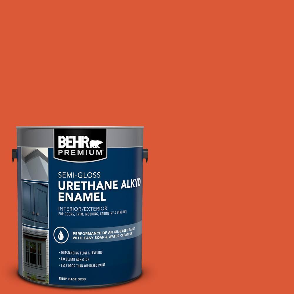 1 gal. #P190-7 Inferno Urethane Alkyd Semi-Gloss Enamel Interior/Exterior Paint price history on PriceWatchPro
