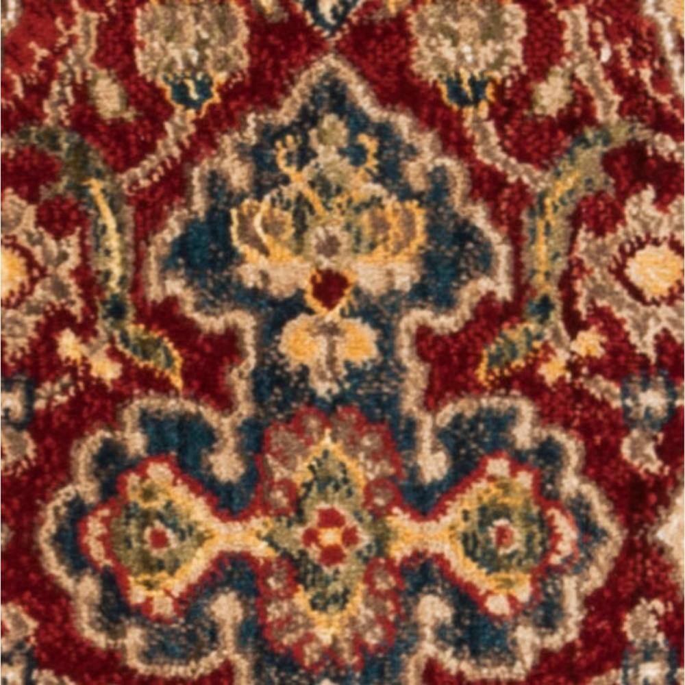 Kashan Red/Blue 9 ft. x 12 ft. Border Area Rug - thumbnail 6