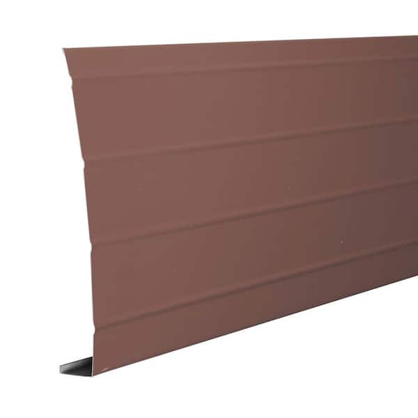 Amerimax Home Products 8 in. x 12 ft. Brown Aluminum Fascia Trim