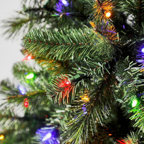Viral Home Depot Christmas Tree with Color-Changing Lights Dazzles