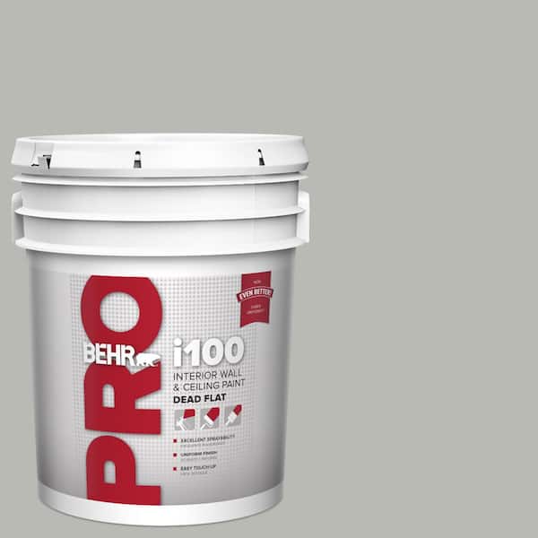 5 gal. #PPU18-11 Classic Silver Dead Flat Interior Paint