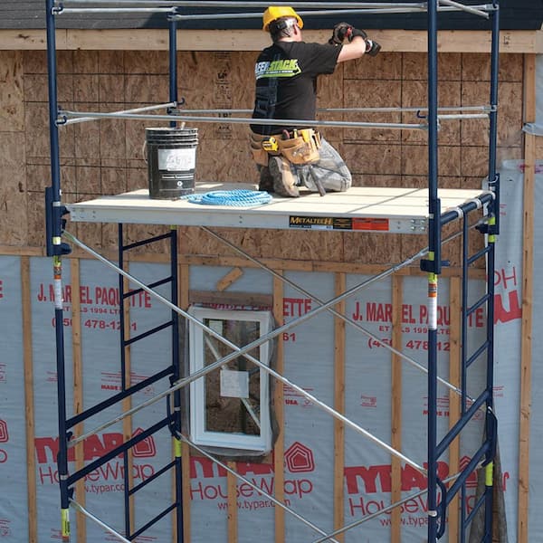 10 ft. x 19 in. Aluminum Platform with Plywood Deck for Standard and Arched Scaffolding Frames (Pack of 3)