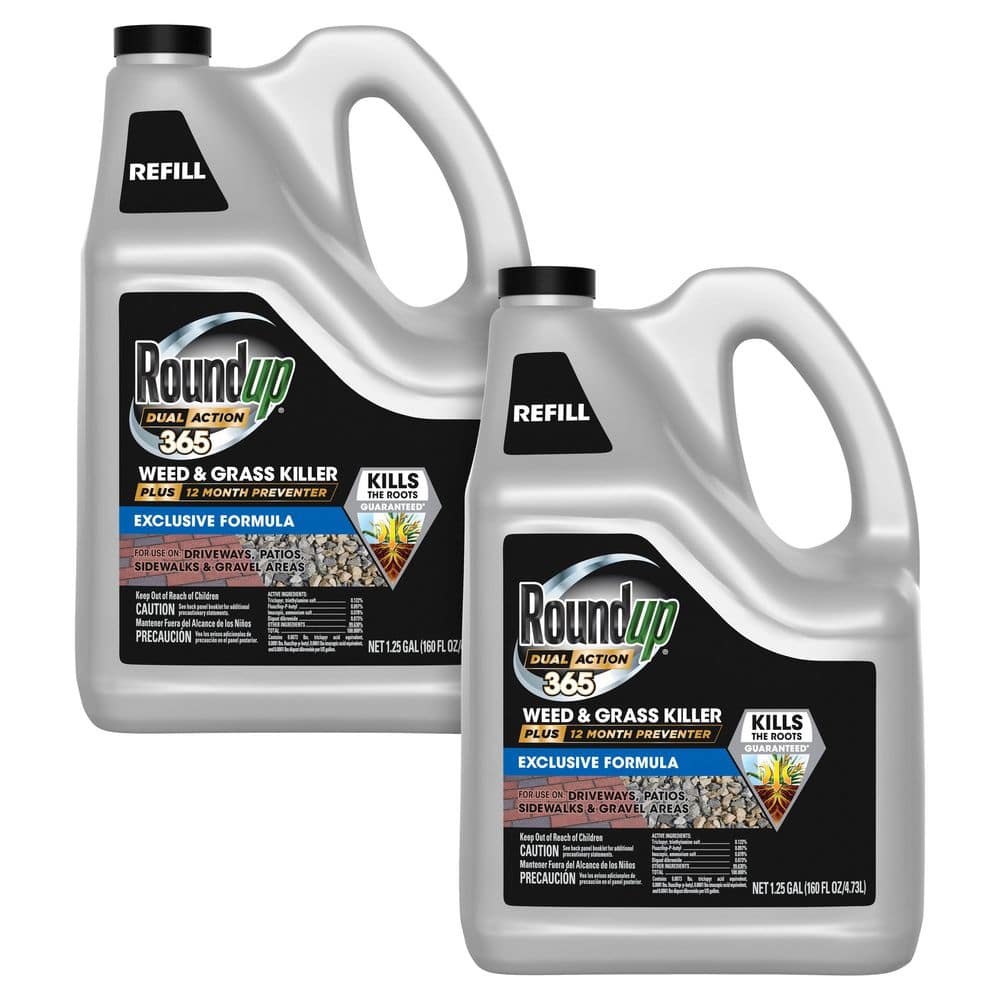 Dual Action 365 Weed & Grass Killer Plus 12 Month Preventer Refill 1.25 gal. Kills & Prevents for up to 1 Year (2-Pack) price history on PriceWatchPro