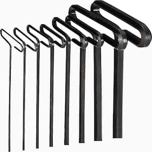 Eklind Cushion Grip Hex T-Key Allen Wrench- 8-Pieces Set Metric MM