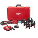 M18 18-Volt Lithium-Ion Brushless Cordless FORCE LOGIC Press Tool Kit with 1/2 in. - 2 in. Jaws Kit (6-Jaws Included)