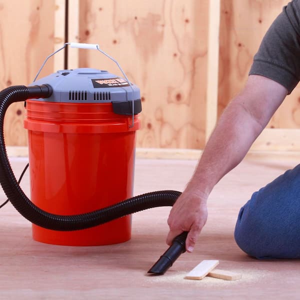 Bucket Head 5 Gal. 1.75 Peak HP Wet Dry Vac Powerhead Shop Vacuum