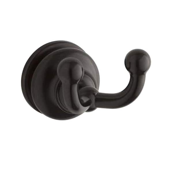 KOHLER Fairfax Wall Mounted J-Hook Double Robe/Towel Hook in Oil-Rubbed ...