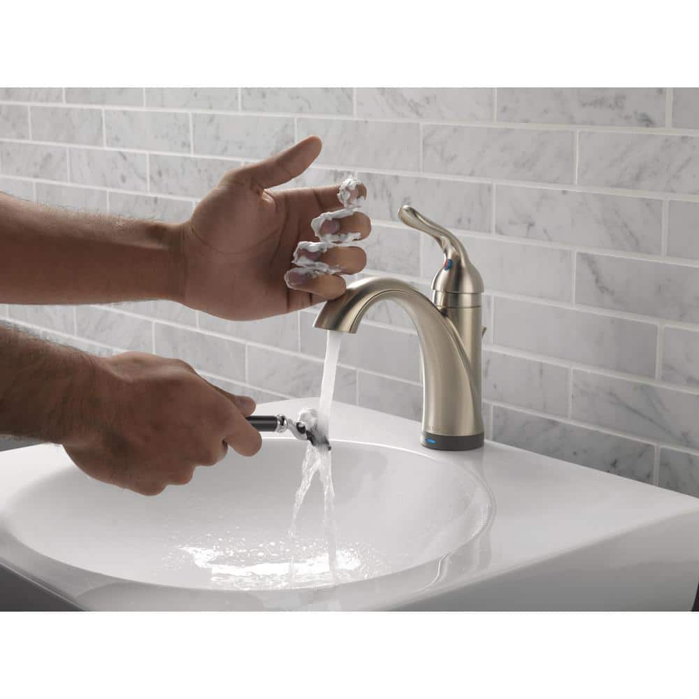 Sleek Stainless Steel Single-Hole Touch Faucet with ADA Compliance