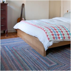 Cabin Classic Medley 2 ft. x 3 ft. Oval Braided Area Rug