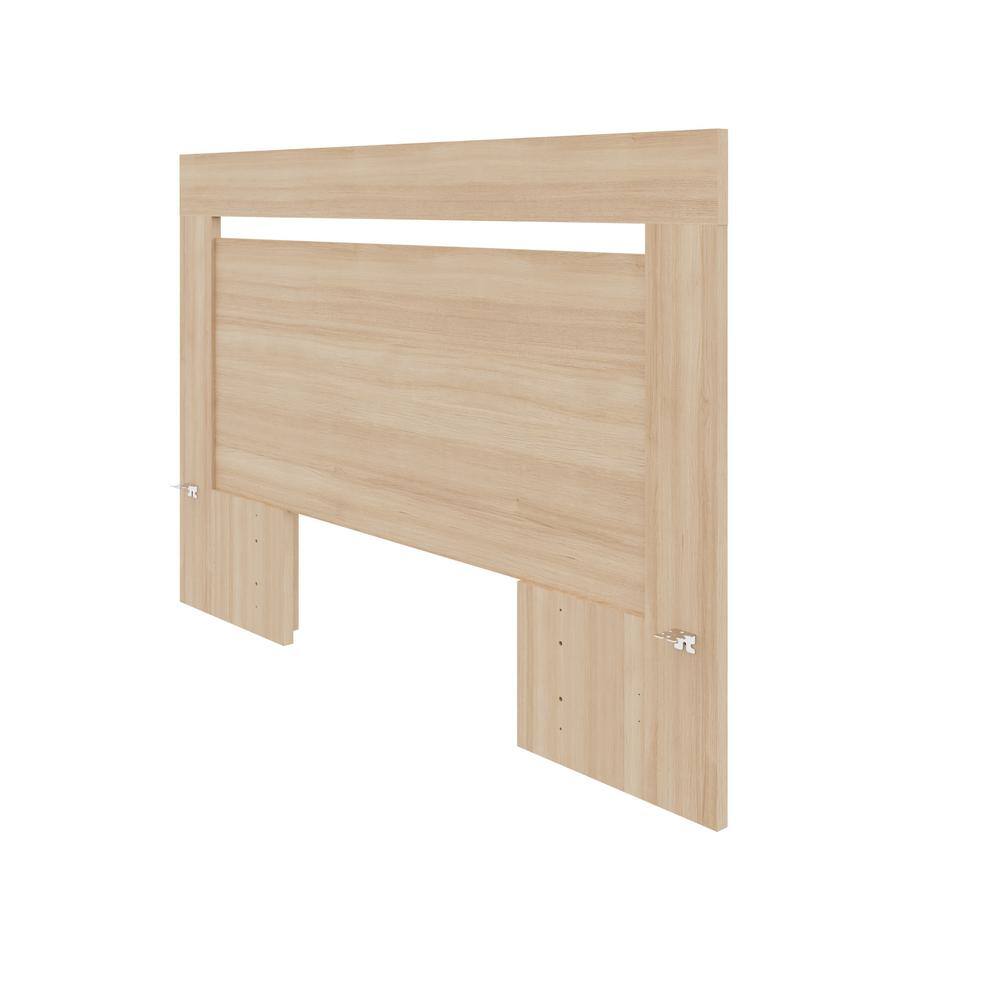 Full Natural Blonde Oak Wood Headboard