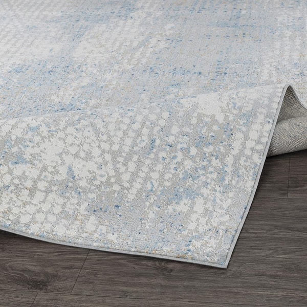 Stella Beige 5 ft. x 8 ft. Abstract Area Rug