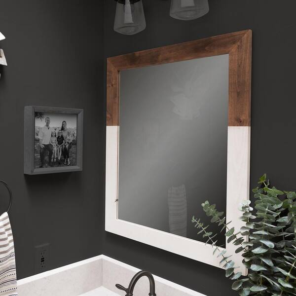 Infinity Mirror Olive Wood Black -  Canada