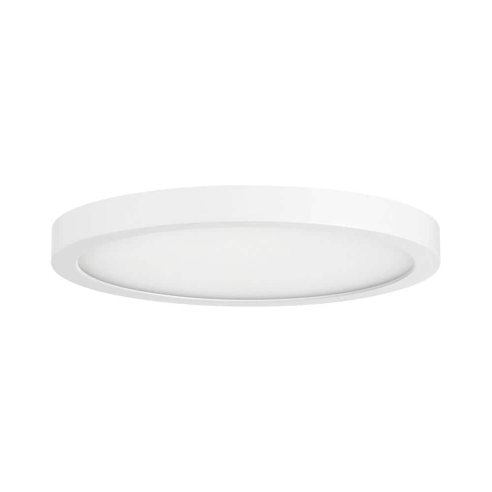 White Integrated LED Flush Mount Ceiling Light
