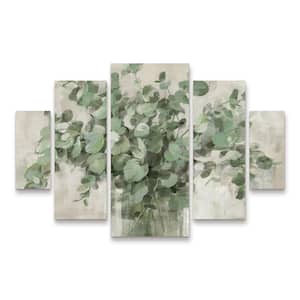 Danhui Nai Scented Eucalyptus Neutral 5-Piece Panel Set Unframed Photography Wall Art 40 in. x 58 in.