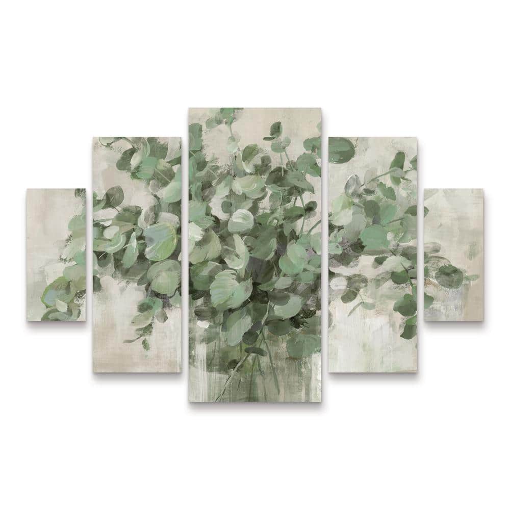 Danhui Nai Scented Eucalyptus Neutral 5-Piece Panel Set Unframed Photography Wall Art 34 in. x 44 in. price history on PriceWatchPro