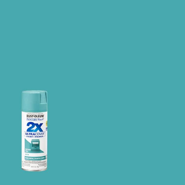 Rust-Oleum 12oz 2X Painter's Touch Ultra Cover Matte Spray Paint Teal