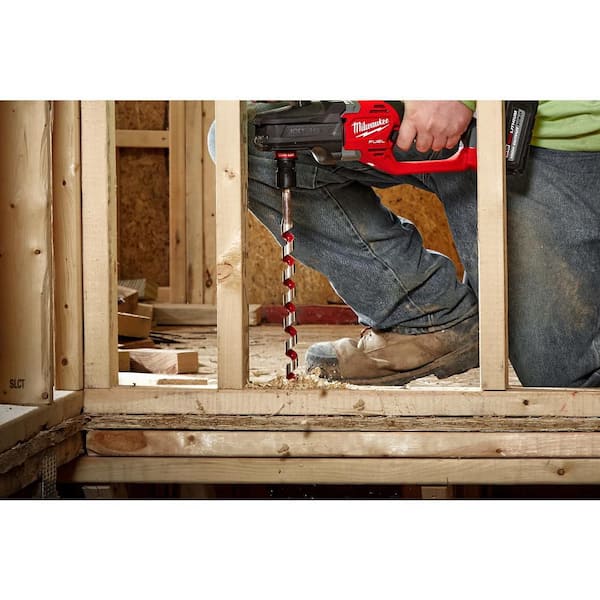 Milwaukee 7/8 in. x 18 in. High Speed Steel Ship Auger Drill Bit