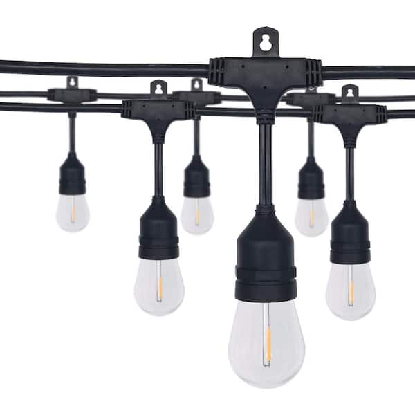 Honeywell Outdoor/Indoor 24 ft. Plug-In A-Shape Bulb String Light Set